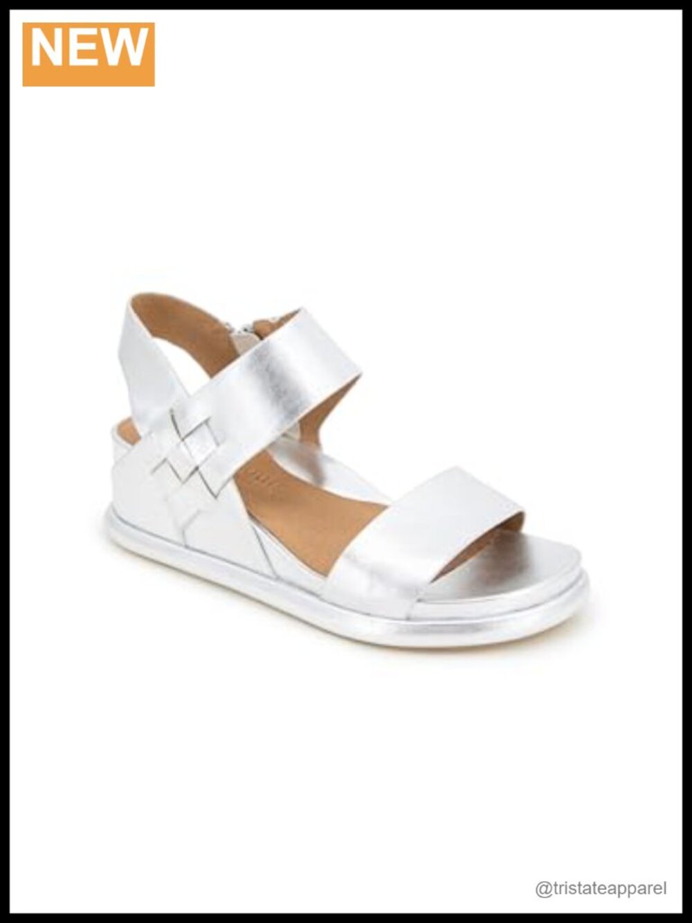 Genuine Leather Wedge Sandals Zip Slip Resistant Comfort Walking